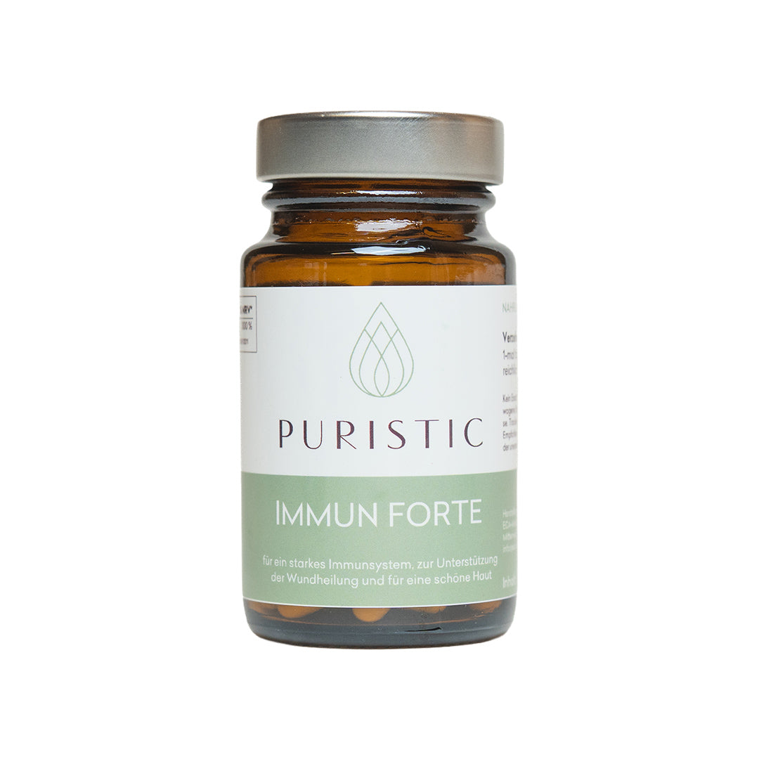 PURISTIC® Zink 30 Immun – 60 Kapseln im Braunglas